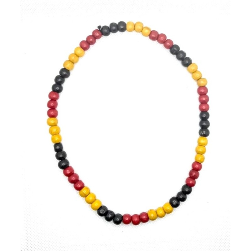 Boho Wooden Bead Stretch Necklace